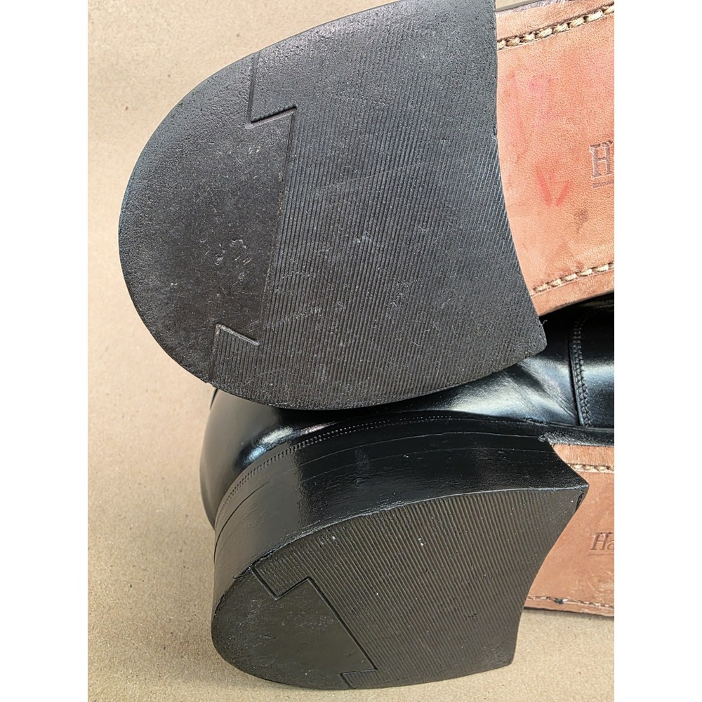 Church's Sz 9 EEE UK) 89 Last Royal Tweed by Cheaney Black leather cap toe shoes - Picture 12 of 16